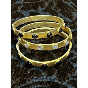 CRAFT 3 piece Gold Metal Bangle Set